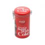 Lata De Metal Round Clip Lid Coca Cola Better With Coke Urban