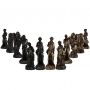 Peças xadrez Luxo Guerra da Ind. Americana 32 Peças