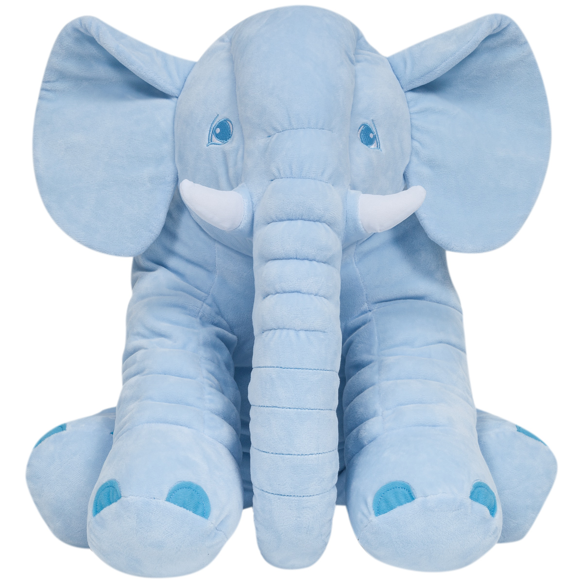 Elefante De Pelúcia Gigante Azul Buba