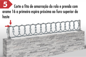 Protetor Perimetral 0.45 Kit C/5mts Calha Forte