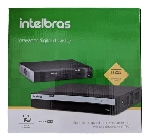 Gravador de vídeo Intelbras h.265+ - Foto 0