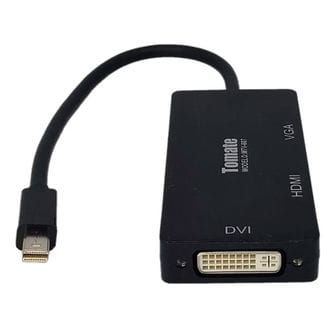MINI DP PARA VGA+HDMI+DVI TOMATE MTV-607 - Foto 0
