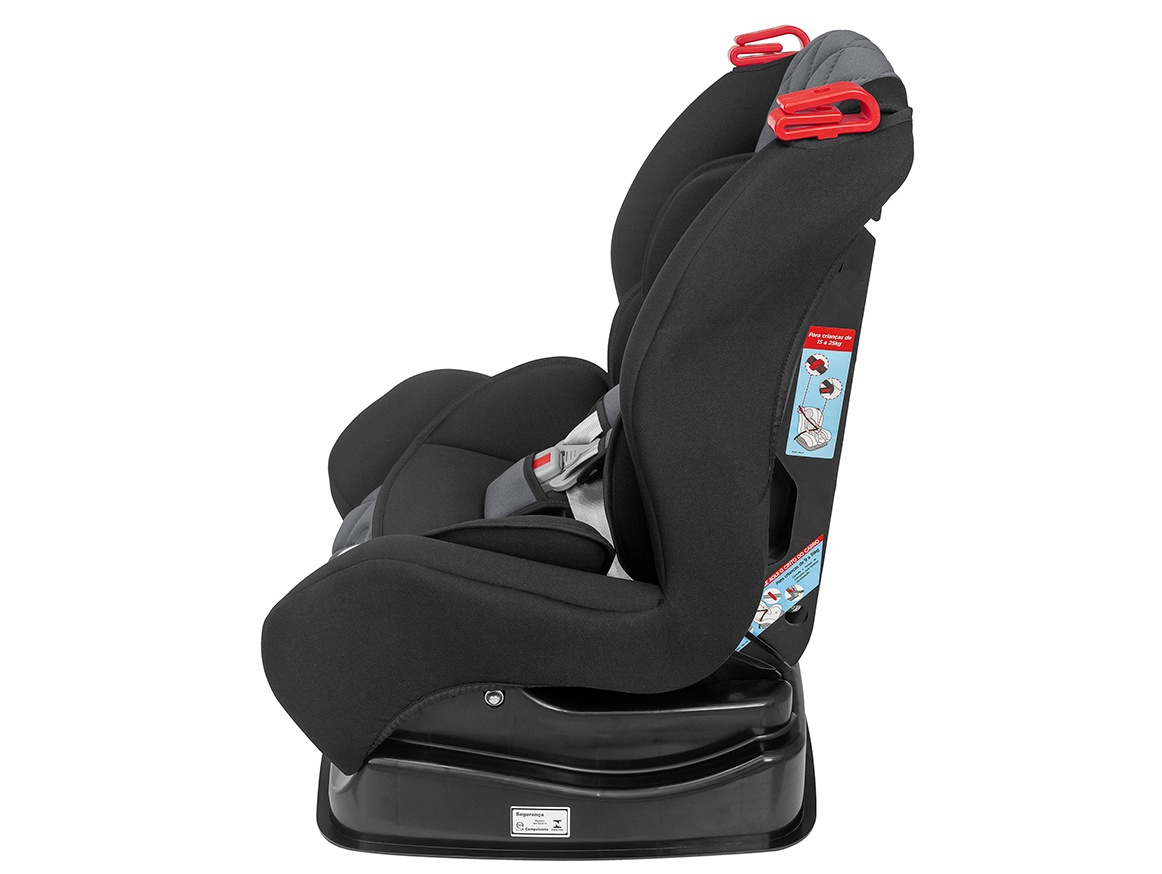 Cadeira Infantil Para Carro Atlantis 9Kg a 25Kg Preto/Cinza - Tutti Baby 410029 - Foto 2