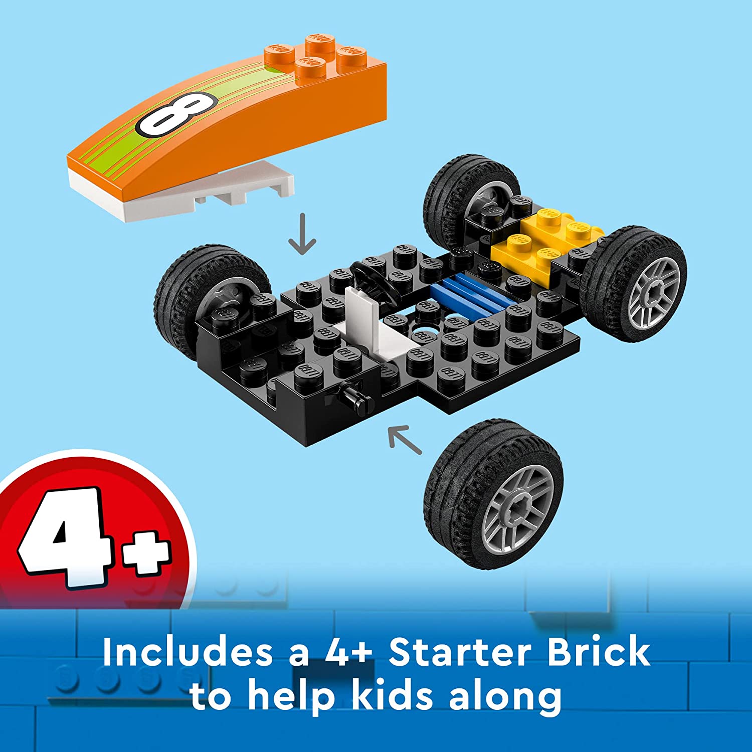 Lego City 60322 - Carro de Corrida - Foto 3