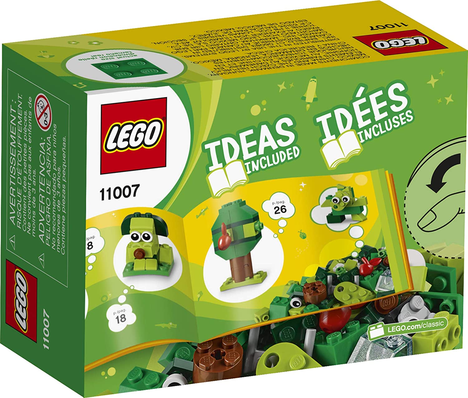 Lego Classic 11007 - Peças Verdes Criativas - Foto 3