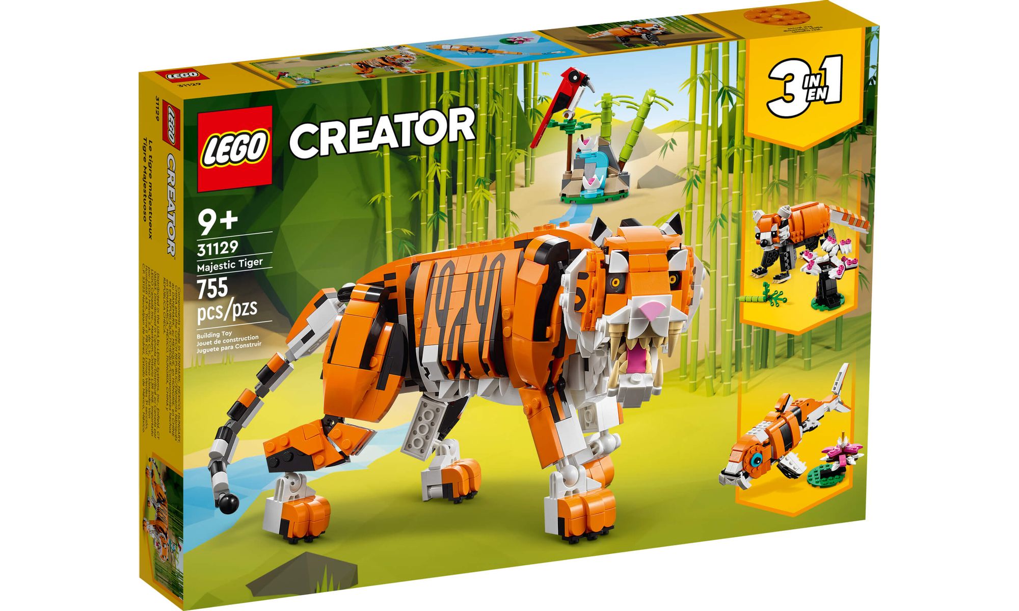 Lego Creator 31129 - Modelo 3 Em 1 - Tigre Majestoso - Foto 0