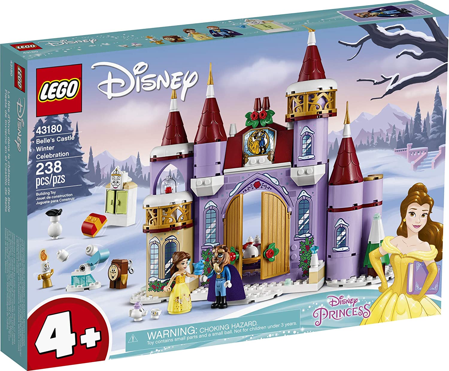 Lego Disney 43180 - Celebração de Inverno no Castelo da Bela - Foto 4