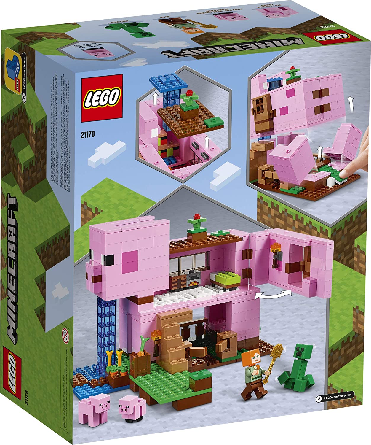 Lego Minecraft 21170 - A Casa do Porco - Foto 3