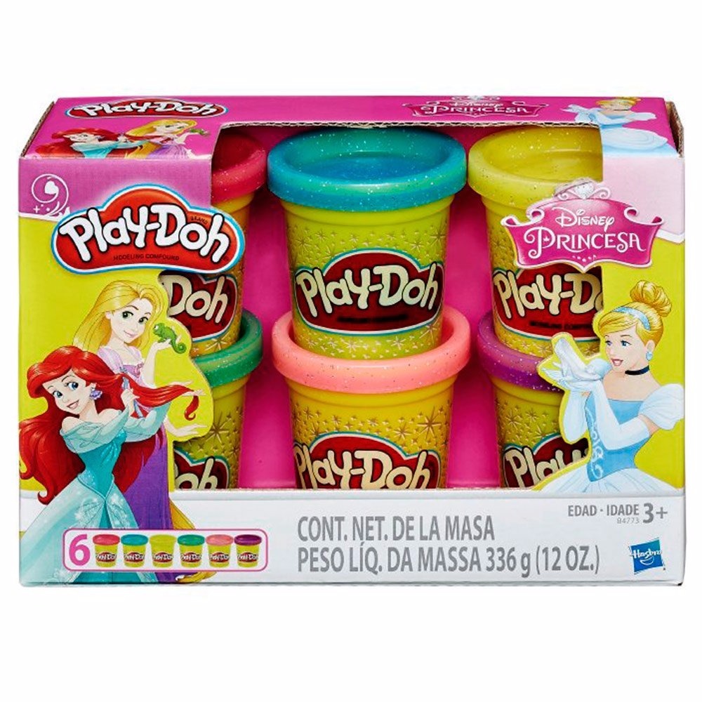 Play Doh Princesas Disney 6 potes Hasbro B4773 - Foto 0