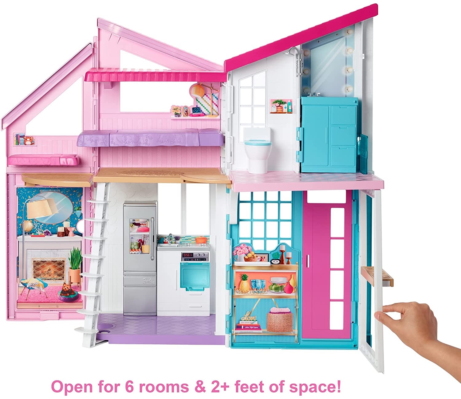 Playset  Barbie 90Cm - Casa da  Barbie Malibu FXG57 - Mattel - Foto 0