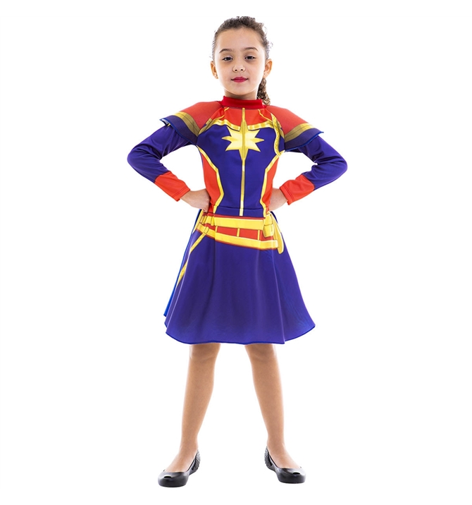 Fantasia Capitã Marvel Infantil Marvel