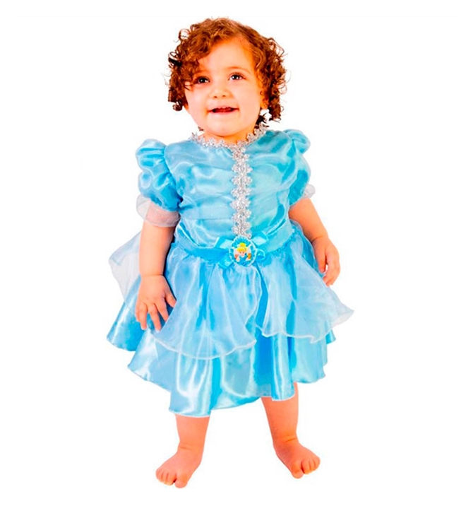 Fantasia Cinderela Bebê (Baby) Princesa Disney