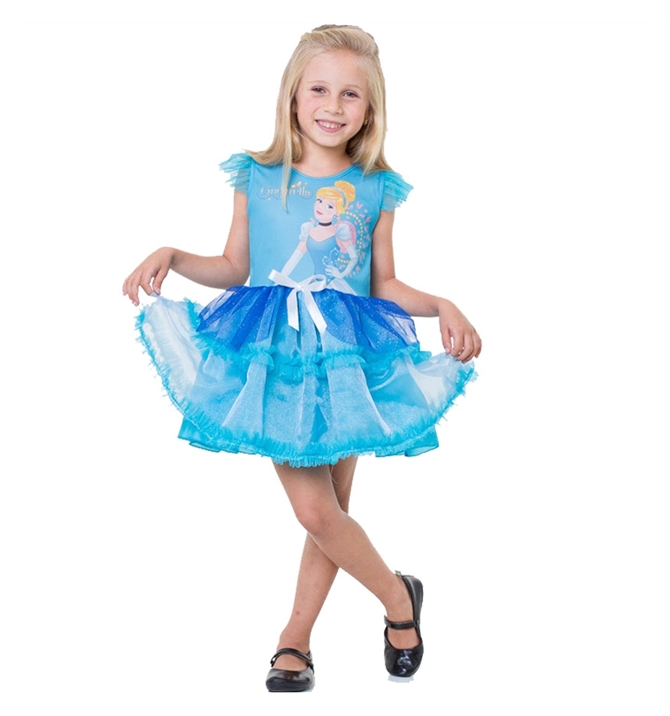 Fantasia da Cinderela Infantil Vestido Pop Princesas Disney