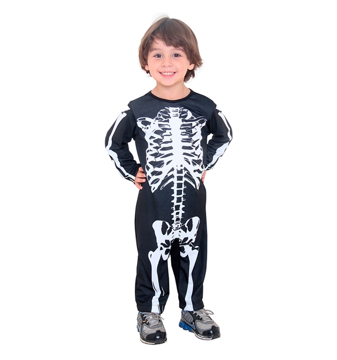 Fantasia de Esqueleto Bebê Halloween