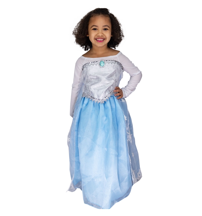 Fantasia Elsa Infantil Frozen Clássica de Luxo