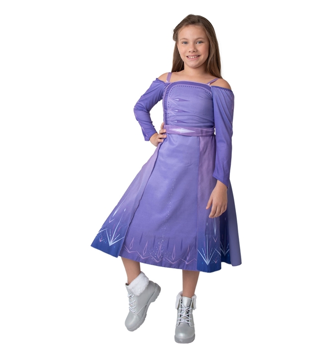 Fantasia Frozen 2 Infantil Vestido Princesa Elsa Clássica Disney