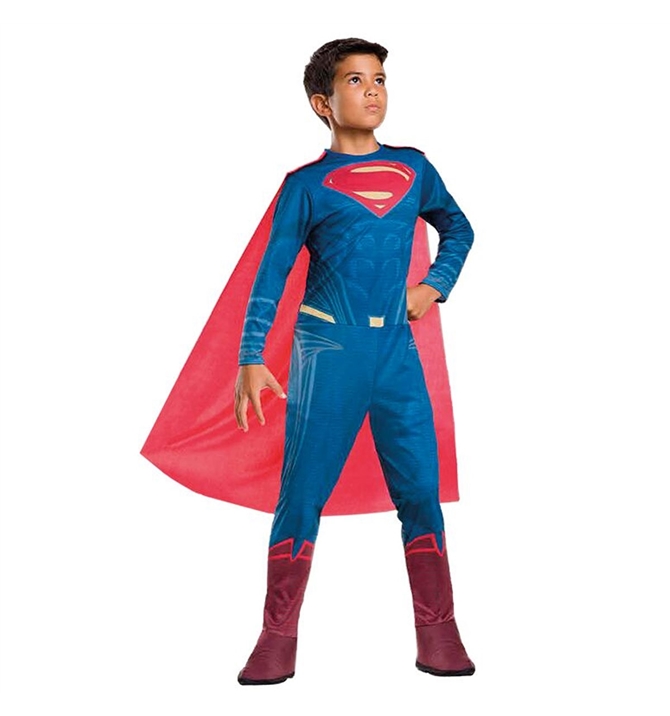 Fantasia Super Homem Infantil Longa Clássica Com Capa e Bota Rubies
