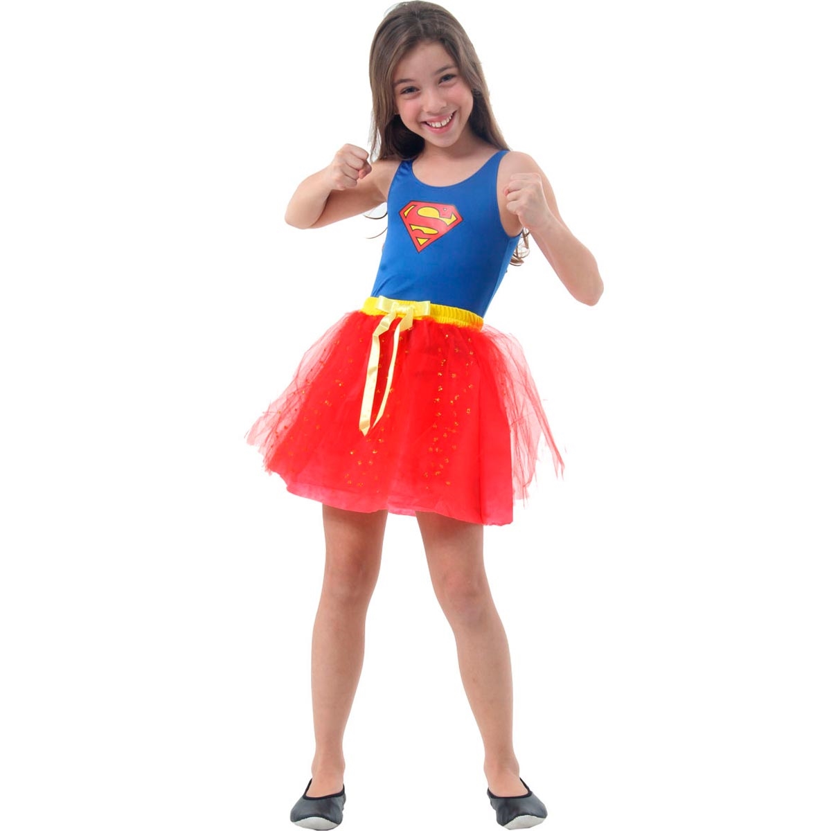 Fantasia Super Mulher Infantil Dress Up