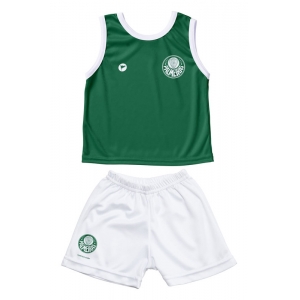 Camiseta Regata e Shorts Palmeiras Torcida Baby