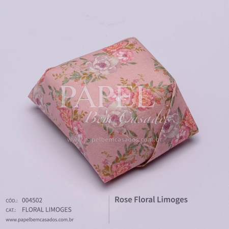 Rose Floral Limoges - Pacotes Com 25 Unidades