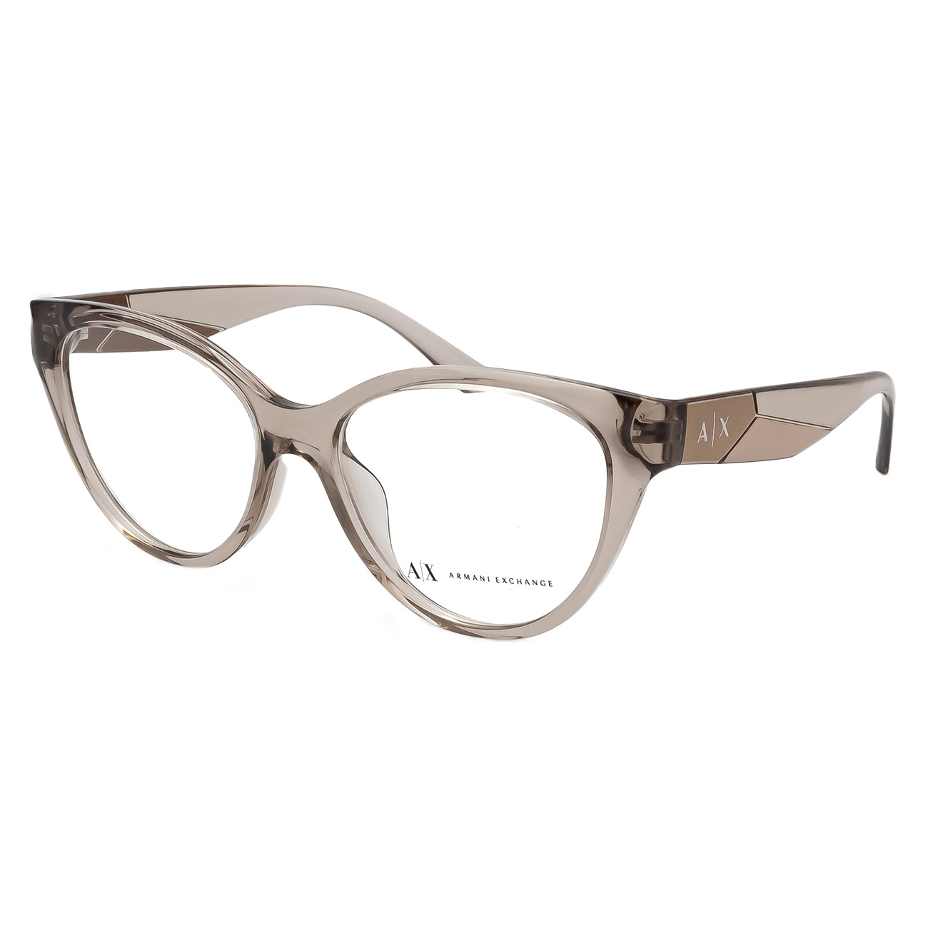 Óculos de Grau Armani Exchange AX3096U 8340 Marrom Transparente