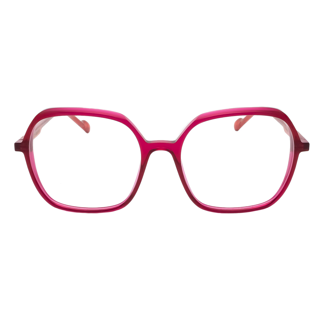 Óculos de grau Caroline Abram Caline 1042 Fúcsia Transparente