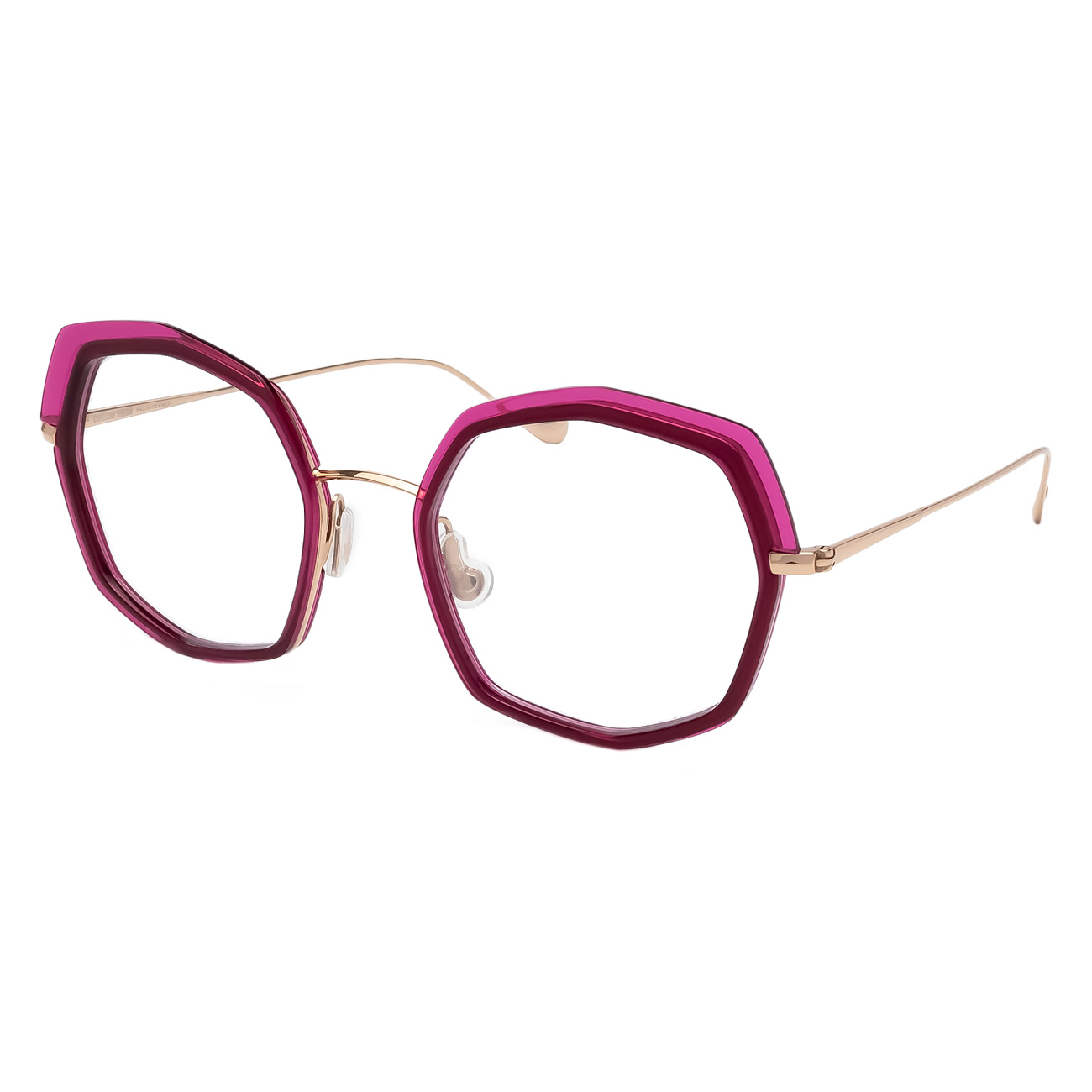 Óculos de grau Caroline Abram Wallen 604 Pink Transparente