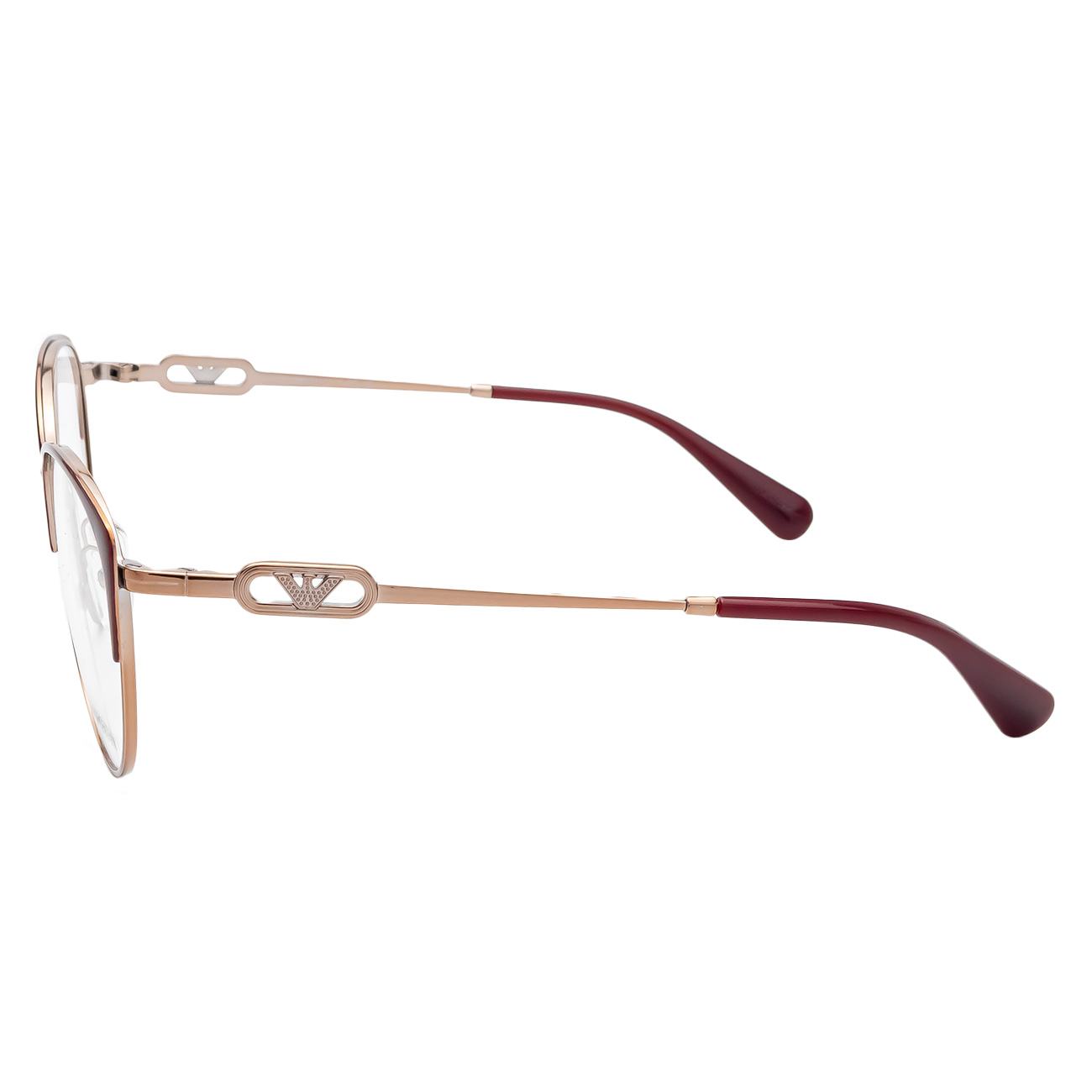 Óculos de Grau Emporio Armani EA1150 3268 Rosé e Bordô