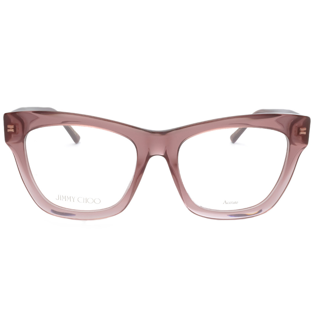 Óculos de Grau Quadrado Jimmy Choo Jc351 Marsala