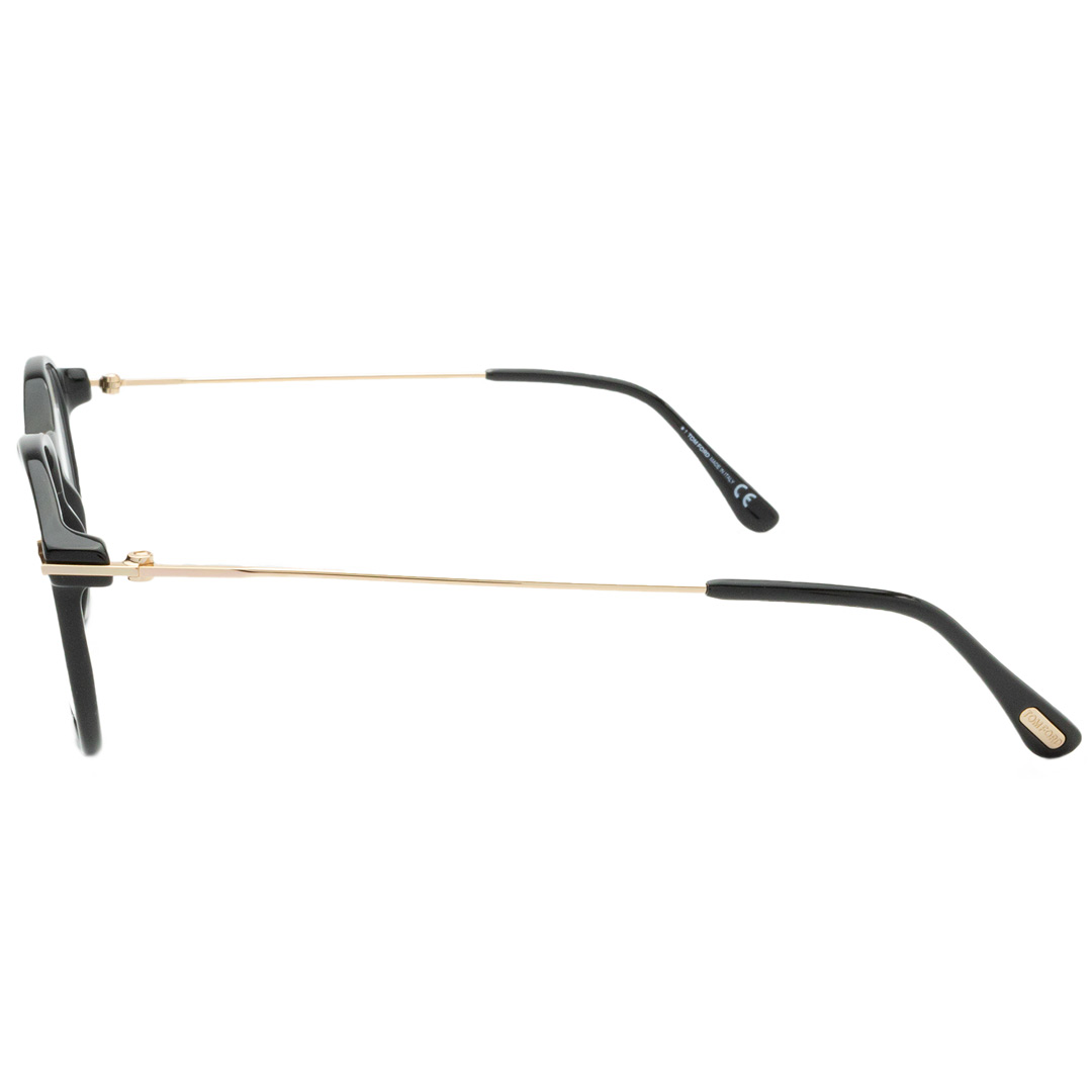 Óculos De Grau Redondo Tom Ford Tf5759-B Preto