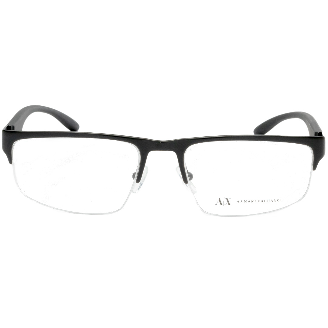 Óculos de Grau Retangular Armani Exchange AX1054 Preto