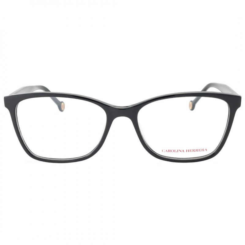 Óculos de Grau Retangular Carolina Herrera Vhe883 Preto