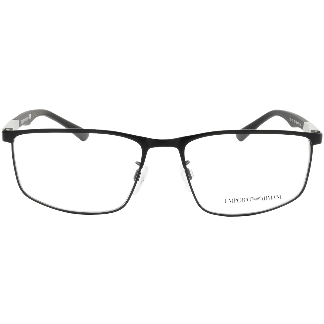 Óculos de Grau Retangular Emporio Armani Ea1131 Preto