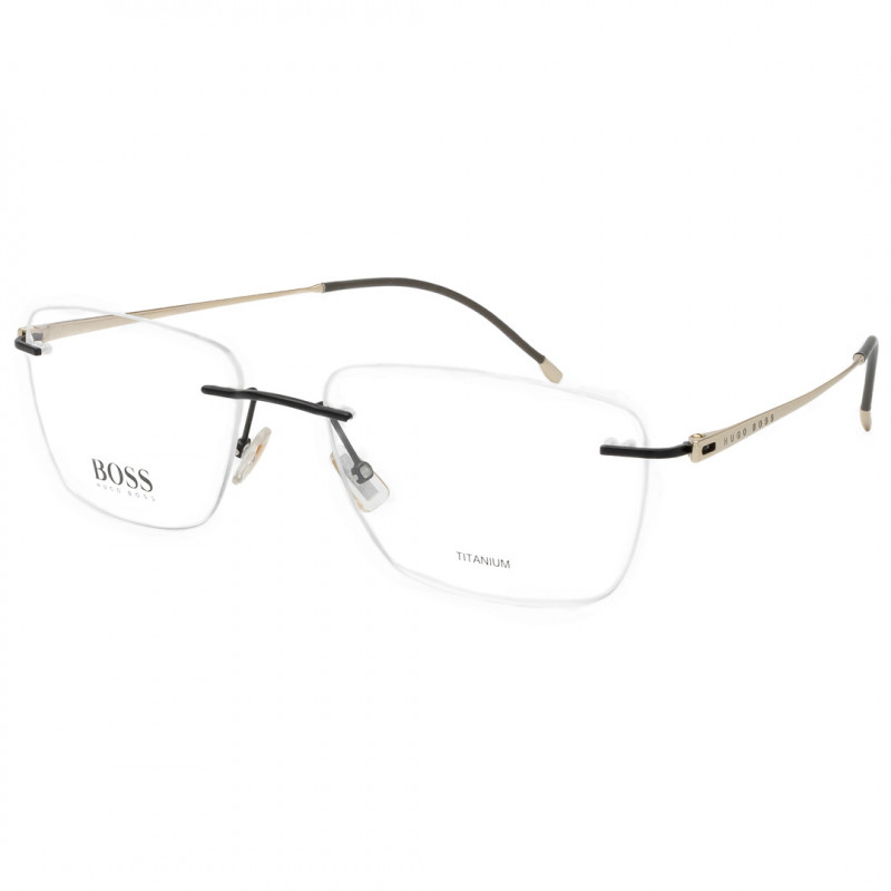 Óculos De Grau Retangular Hugo Boss 1266/A Preto