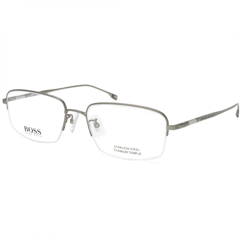Óculos De Grau Retangular Hugo Boss 1298/F Grafite