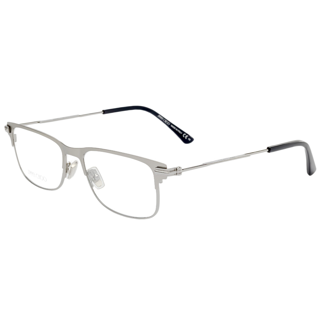 Óculos de Grau Retangular Jimmy Choo Jm006 Cinza