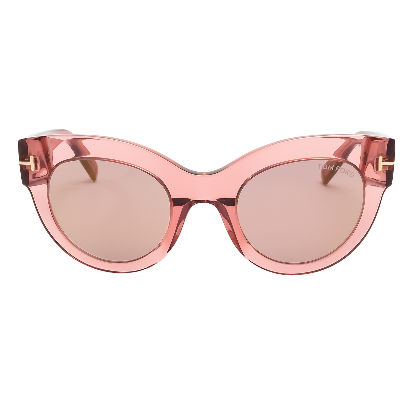 Óculos de Sol Tom Ford TF1063 Lucilla 72Z Rosa Transparente