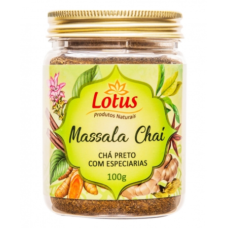 MASSALA CHAI 100g  Chá preto tipo indiano com especiarias aromáticas