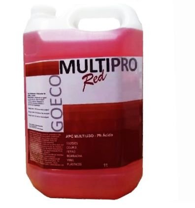APC MULTIPRO RED - Limpador Multiuso Ácido 5LT - Go Eco Wash