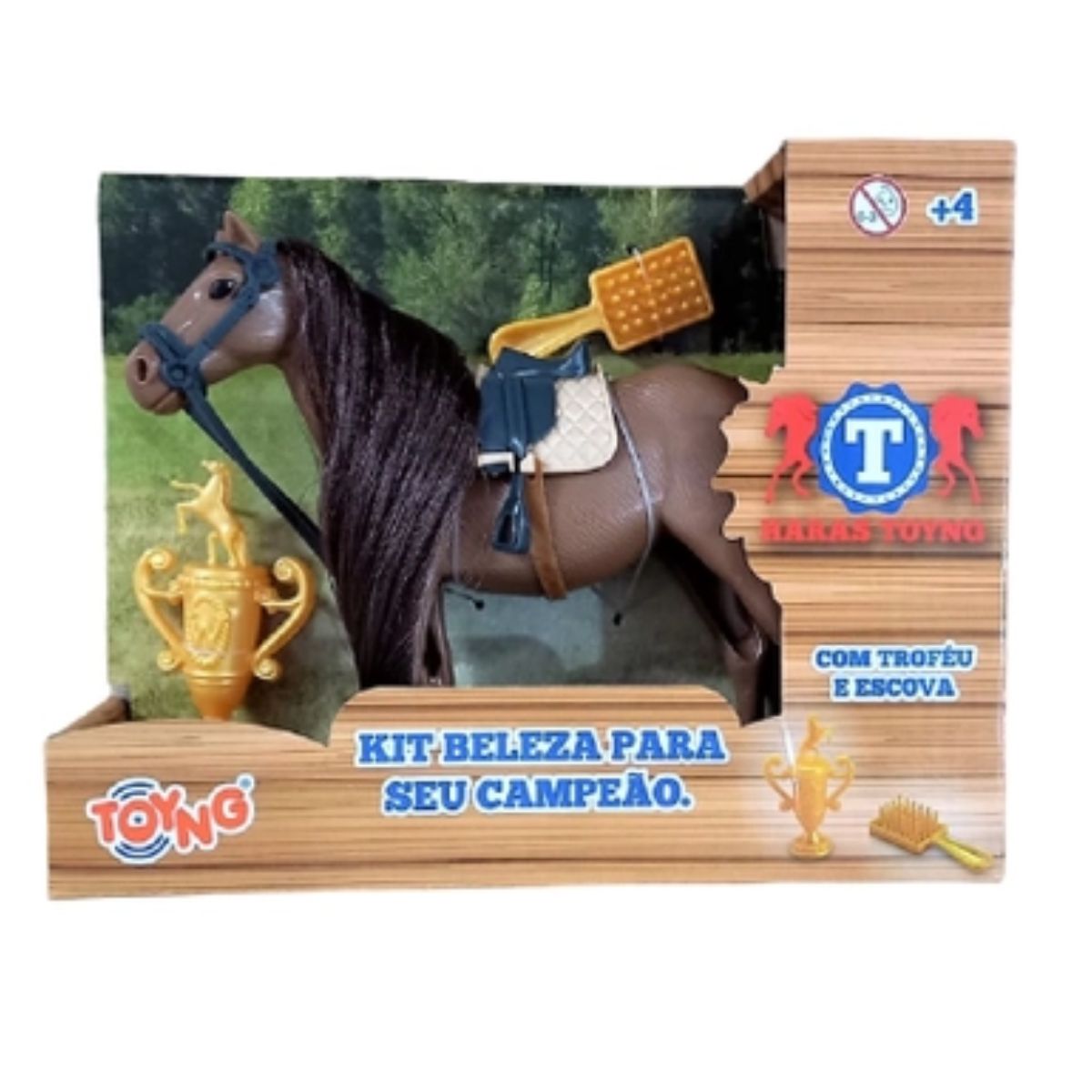 Kit Beleza Cavalo C/ Acessórios Haras - Toyng
