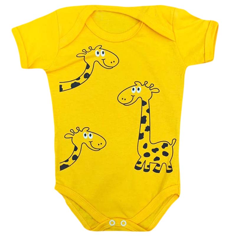Body Bebê Bichinhos Girafa