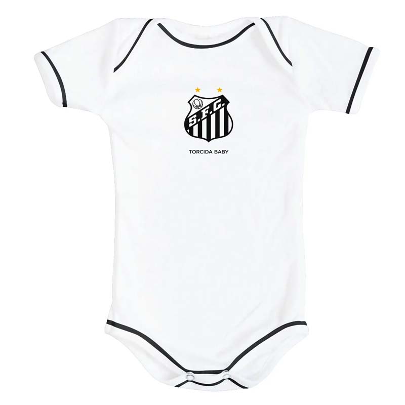 Body Bebê Futebol Santos Oficial