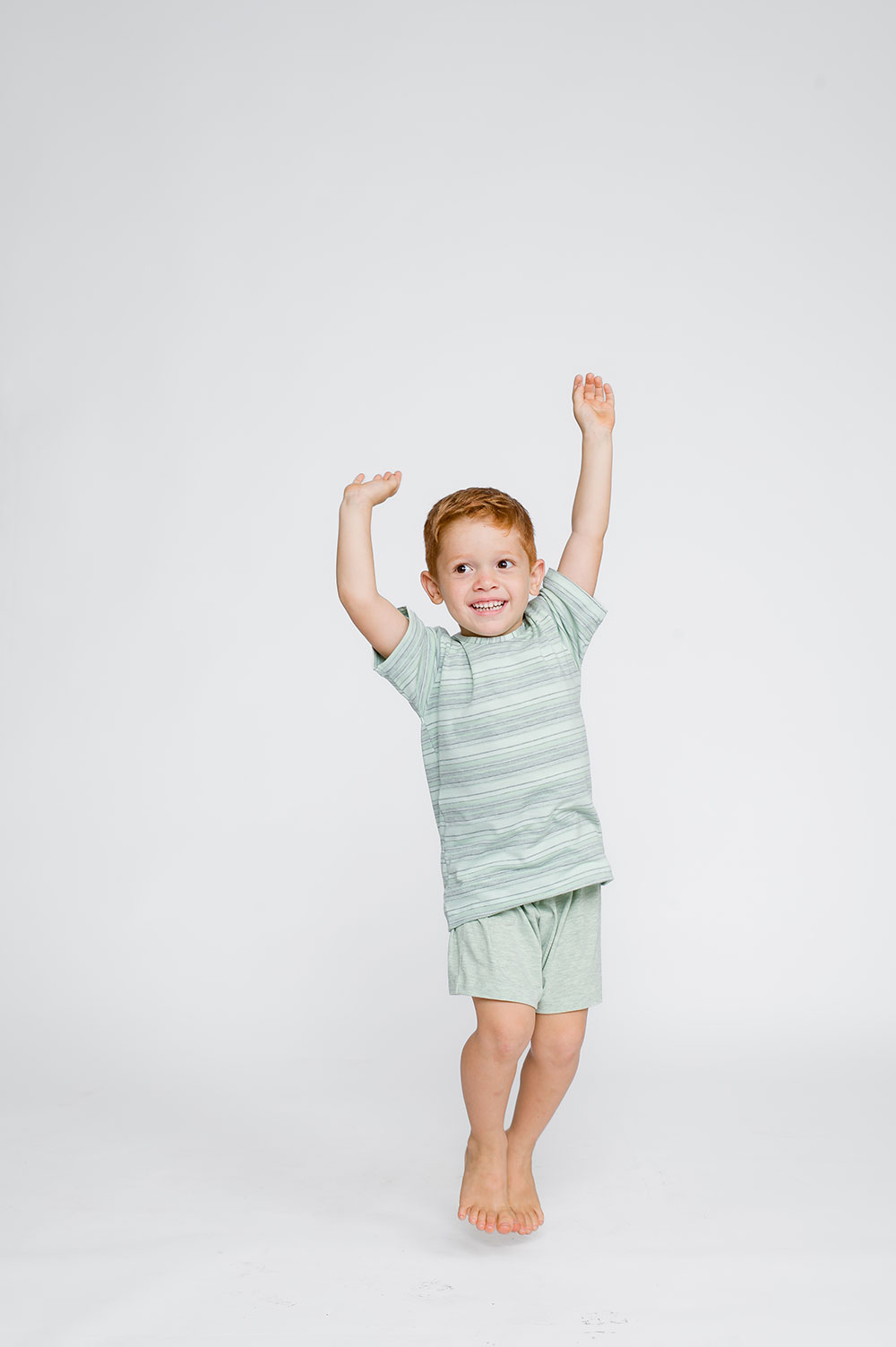 Pijama Masculino Infantil Curto Leve Verde Viscolycra