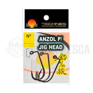 Anzol de Pesca para Jig Head - Technes - Cartela com 3 Und