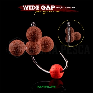Anzol Wide Gap Sure Spiral Maruri - Cartela C/ 5 Und