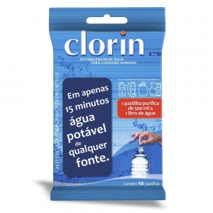 Pastilha Clorin 1mg para Consumo Humano Cartela C/ 10 Nautika - NTK