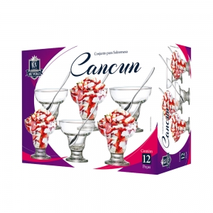 Conjunto Sobremesa Cancun 12 peças | Ref 1280707