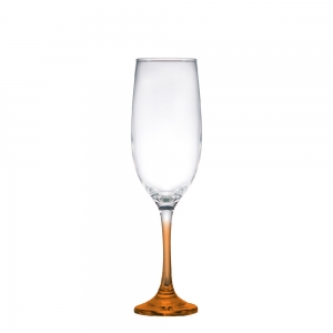 Luva Taça One Champagne Haste Laranja 2 Peças Ref 2480552