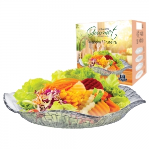 Saladeira em Vidro | Fruteira Ruvolo Gourmet Ref.455201