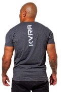 Camiseta Masculina KVRA Classic Skull Basic Cinza - Foto 3